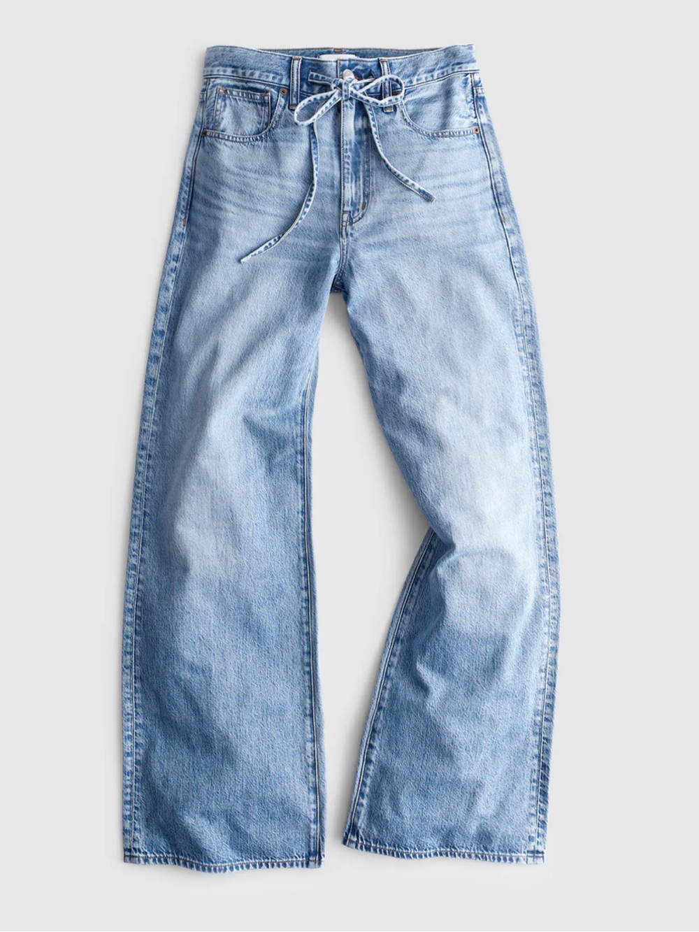 Madewell The Short Ultimate Wide-Leg Jean in Airy Denim 24S
